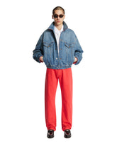 Red Straight-Leg Jeans | PDP | Antonia