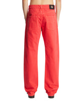 Red Straight-Leg Jeans | PDP | Antonia