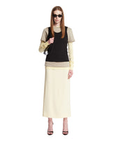 Yellow Viscose Skirt | PDP | Antonia
