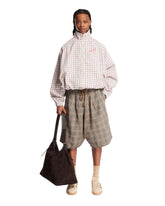 Red and White Checked Ruff Rider Track Jacket | PDP | Antonia