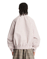 Red and White Checked Ruff Rider Track Jacket | PDP | Antonia