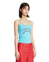 Light Blue Exotica Esoterica Cholita Top | PDP | Antonia