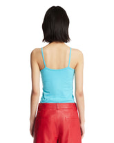 Light Blue Exotica Esoterica Cholita Top | PDP | Antonia