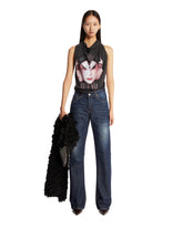 White Eye-Print Top | PDP | Antonia
