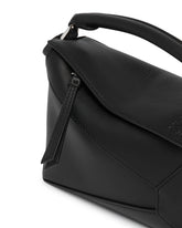 Black Mini Puzzle Edge Bag | PDP | Antonia