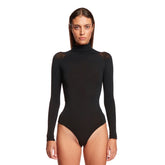 Black Second Skin Body Suit | PDP | Antonia