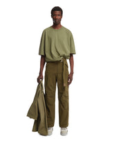 Dust Green Cotton T-Shirt - APPLIED ART FORMS | PLP | dAgency