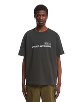 Gray Cotton Logo T-Shirt - APPLIED ART FORMS | PLP | dAgency