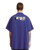 T-Shirt Con Logo Blu | PDP | dAgency