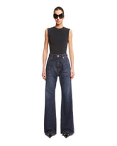 Jeans Flared Blu Scuro - JEANS DONNA | PLP | dAgency