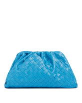 Pouch In Pelle Blu - Bottega Veneta donna | PLP | dAgency