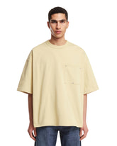 T-Shirt Jersey Di Cotone Beige - Bottega Veneta uomo | PLP | dAgency