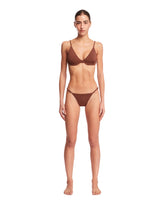 Brown Adjustable Bikini Bottom - HAIGHT WOMEN | PLP | dAgency