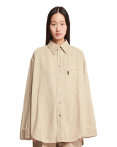 Camicia Beige In Cotone | PDP | dAgency