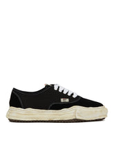 Sneakers Effetto Vintage Nere - MAISON MIHARA | PLP | dAgency