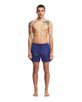 Blue Logoed Swim Shorts | MONCLER | All | dAgency