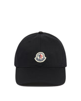 Cappellino Nero Con Logo - Moncler uomo | PLP | dAgency