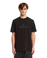 T-Shirt Con Logo Nera - MONCLER | PLP | dAgency