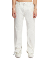 Jeans Bianchi Con Zip - OFF-WHITE | PLP | dAgency