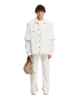 White Sleeveless Jacket - OFF-WHITE | PLP | dAgency