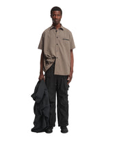 Camicia Con Dettaglio Zip Verde - Sacai uomo | PLP | dAgency