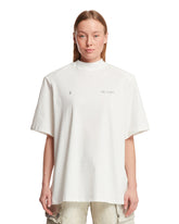 T-Shirt Bianca Con Logo - the attico donna | PLP | dAgency