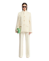 White Tailored Trousers - Toteme donna | PLP | dAgency