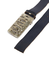 Black Sculpted Buckle Belt - New arrivals men's accessories | PLP | dAgency
