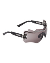 Black E16 Mask Sunglasses - KUBORAUM MEN | PLP | dAgency