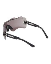 Black E16 Mask Sunglasses | PDP | dAgency