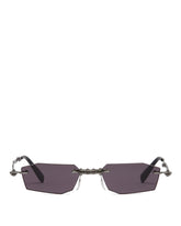 Gray H40 Mask Sunglasses - KUBORAUM WOMEN | PLP | dAgency