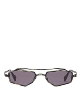 Gray Z23 Mask Sunglasses - KUBORAUM WOMEN | PLP | dAgency