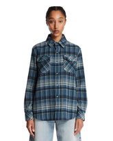 Blue Tartan Shirt - GOD'S TRUE CASHMERE WOMEN | PLP | Antonia