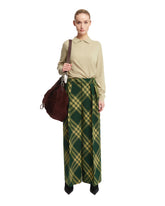 Green Check Trousers - BURBERRY | PLP | dAgency
