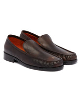 Brown Loafers with Initials - Acne studios men | PLP | Antonia