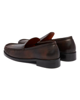 Brown Loafers with Initials | PDP | Antonia
