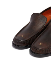 Brown Loafers with Initials | PDP | Antonia
