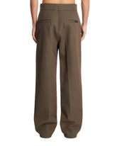 Green Straight-Leg Pants | PDP | Antonia