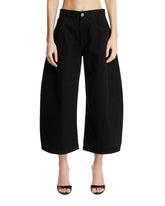 Black Cropped Balloon Jeans - new arrivals women's clothing | PLP | Antonia