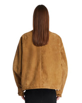 Giacca In Suede Multitasche Beige | PDP | Antonia