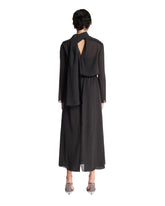 Gray Midi Silk Dress | PDP | Antonia