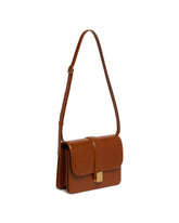 Brown Blake Leather Shoulder Bag | PDP | Antonia