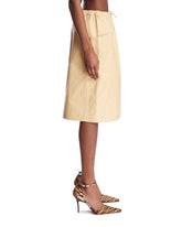 Beige Leather Skirt | PDP | Antonia