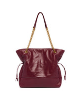 Burgundy Jamie 4.3 Shopping Bag | PDP | Antonia