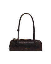 Brown Medium Le Teckel Aged Leather Bag | PDP | Antonia