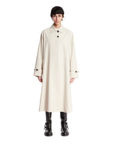 Beige Lolana Cotton Coat - the row women | PLP | Antonia