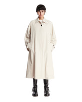 Beige Lolana Cotton Coat - the row women | PLP | Antonia