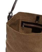 Brown Belted Canvas Bag - LEMAIRE WOMEN | PLP | Antonia