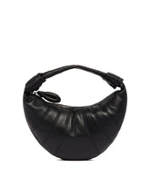 Black Midi Croissant Bag - Women's shoulder bags | PLP | Antonia