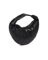 Black Midi Croissant Bag | PDP | Antonia